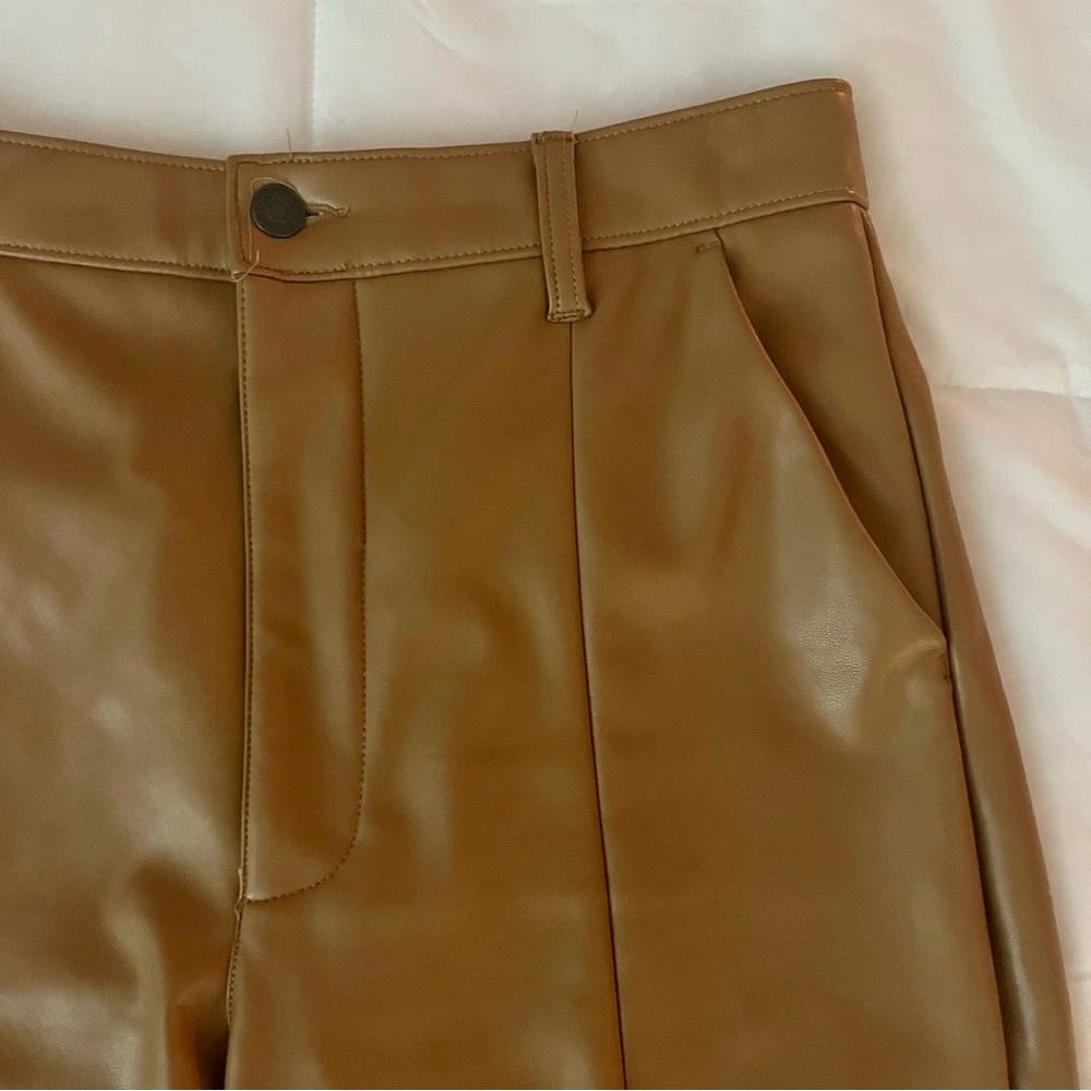 Abercrombie & Fitch Skinny Ultra High Rise Faux Leather Pants